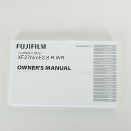 FUJIFILM XF27mmF2.8 R WR