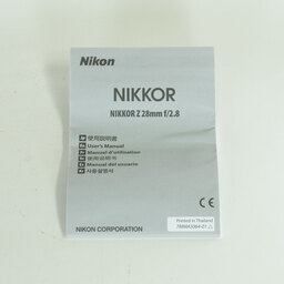 Nikon NIKKOR Z 28mm f/2.8