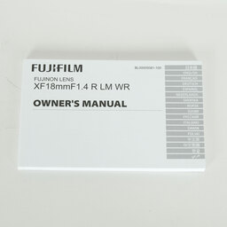 FUJIFILM XF18mmF1.4 R LM WR