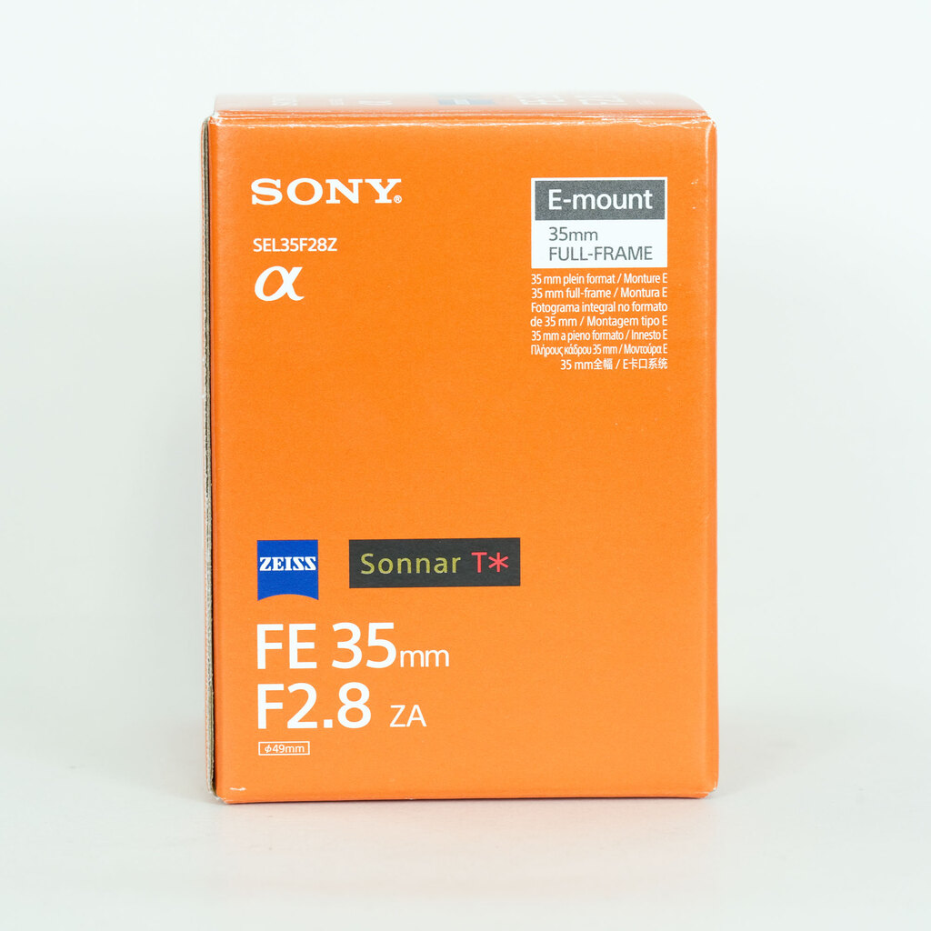 SONY Sonnar T* FE 35mm F2.8 ZA SEL35F28Z