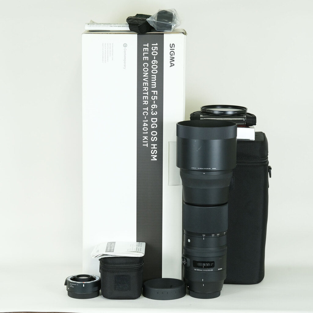SIGMA Contemporary 150-600mm F5-6.3 DG 1.4xテレコンバーターキット (キヤノンEF用)
