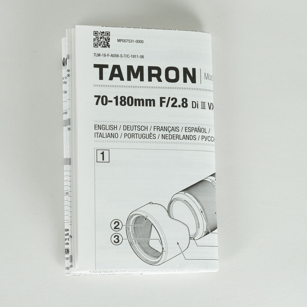 TAMRON 70-180mm F/2.8 Di III VXD (Model A056) [ ソニーE用 ]