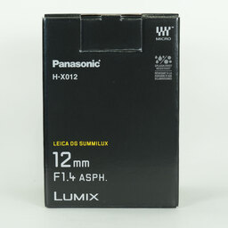 Panasonic LEICA DG SUMMILUX 12mm / F1.4 ASPH.