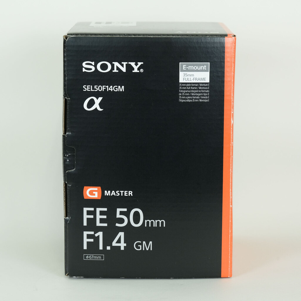 SONY FE 50mm F1.4 GM SEL50F14GM