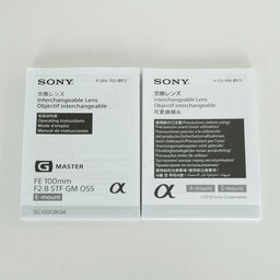 SONY FE 100mm F2.8 STF GM OSS SEL100F28GM