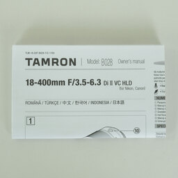 TAMRON 18-400mm F/3.5-6.3 Di II VC HLD (Model B028) [キヤノン用]