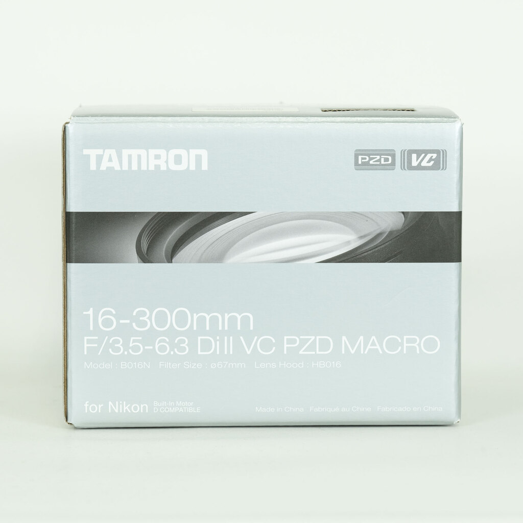 TAMRON 16-300mm F/3.5-6.3 Di II VC PZD MACRO (Model B016) [ニコンF用]
