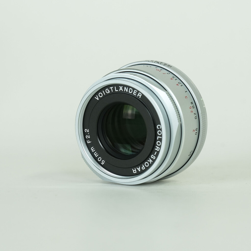 コシナ フォクトレンダー COLOR-SKOPAR 50mm F2.2 VM シルバー コシナ フォクトレンダー COLOR-SKOPAR 50mm F2.2 VM シルバー