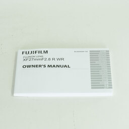 FUJIFILM XF27mmF2.8 R WR
