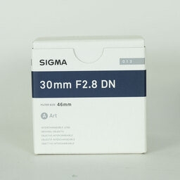 SIGMA A 30mm F2.8 DN (ソニーE用)ブラック SIGMA A 30mm F2.8 DN (ソニーE用)ブラック