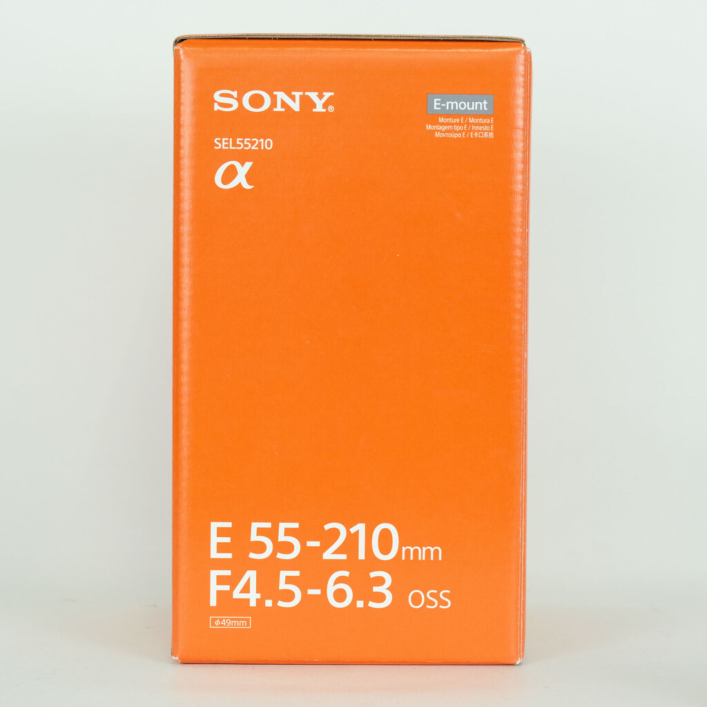 SONY E 55-210mm F4.5-6.3 OSS SEL55210 SONY E 55-210mm F4.5-6.3 OSS SEL55210