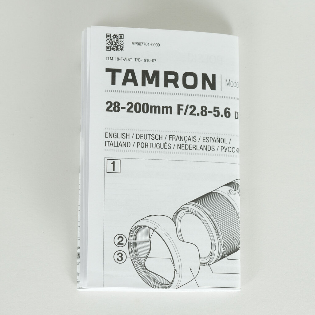 TAMRON 28-200mm F/2.8-5.6 Di III RXD (Model A071) [ソニーE用]