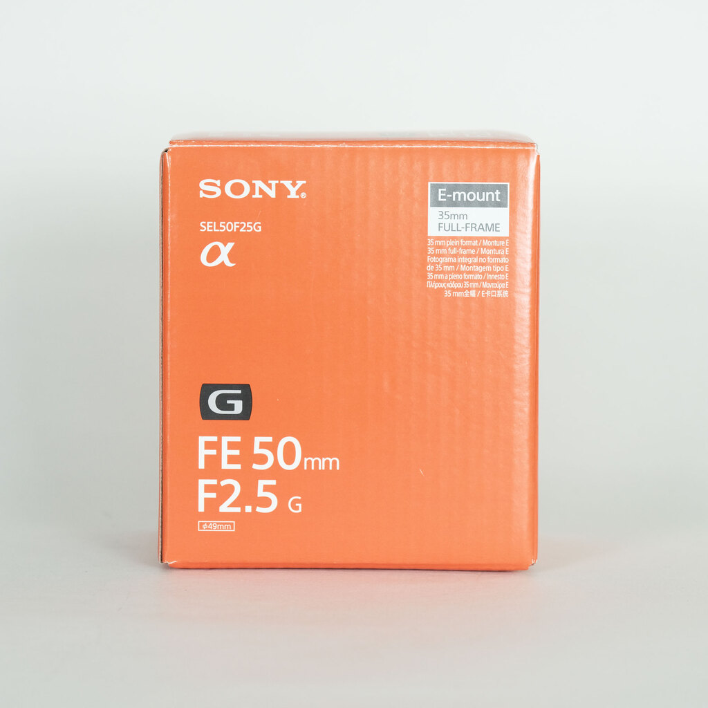SONY FE 50mm F2.5 G SEL50F25G