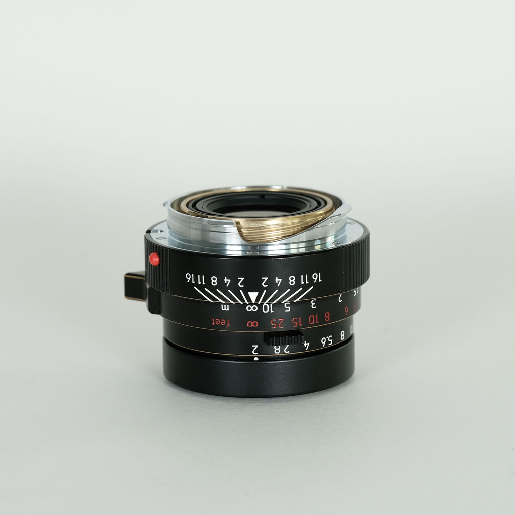 Light lens lab M 50mm f/2 ライカM用 ヴィンテージブラック セット(フード、UVフィルター付属)