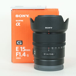 SONY E 15mm F1.4 G SEL15F14G