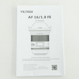 VILTROX AF 16mm F1.8（ソニーE用）