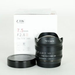 七工匠 7Artisans 7.5mm F2.8 Fish-eye II (フジフイルムX用) ブラック