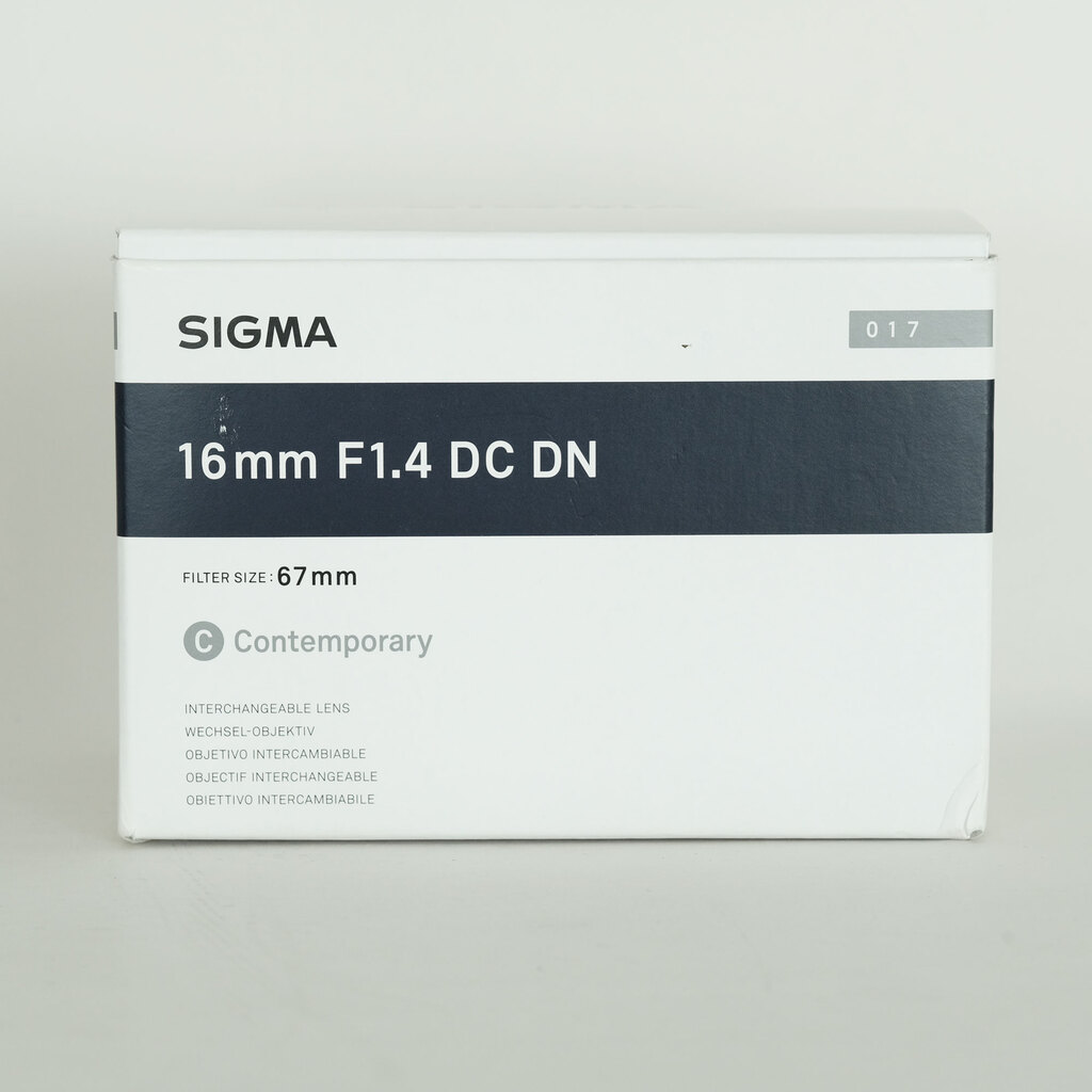 SIGMA 16mm F1.4 DC DN｜Contemporary [キヤノンM用]