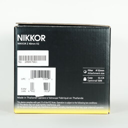 Nikon NIKKOR Z 40mm f/2