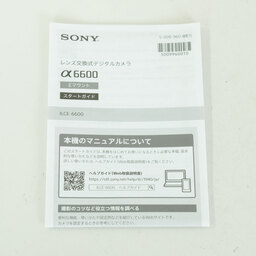 SONY α6600（ILCE-6600）