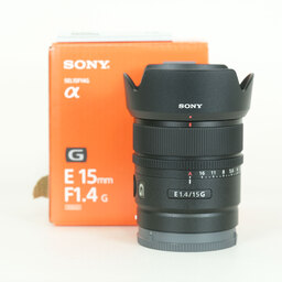 SONY E 15mm F1.4 G SEL15F14G