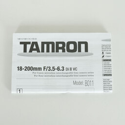 TAMRON 18-200mm F/3.5-6.3 Di III VC (Model B011) [ソニーE用]