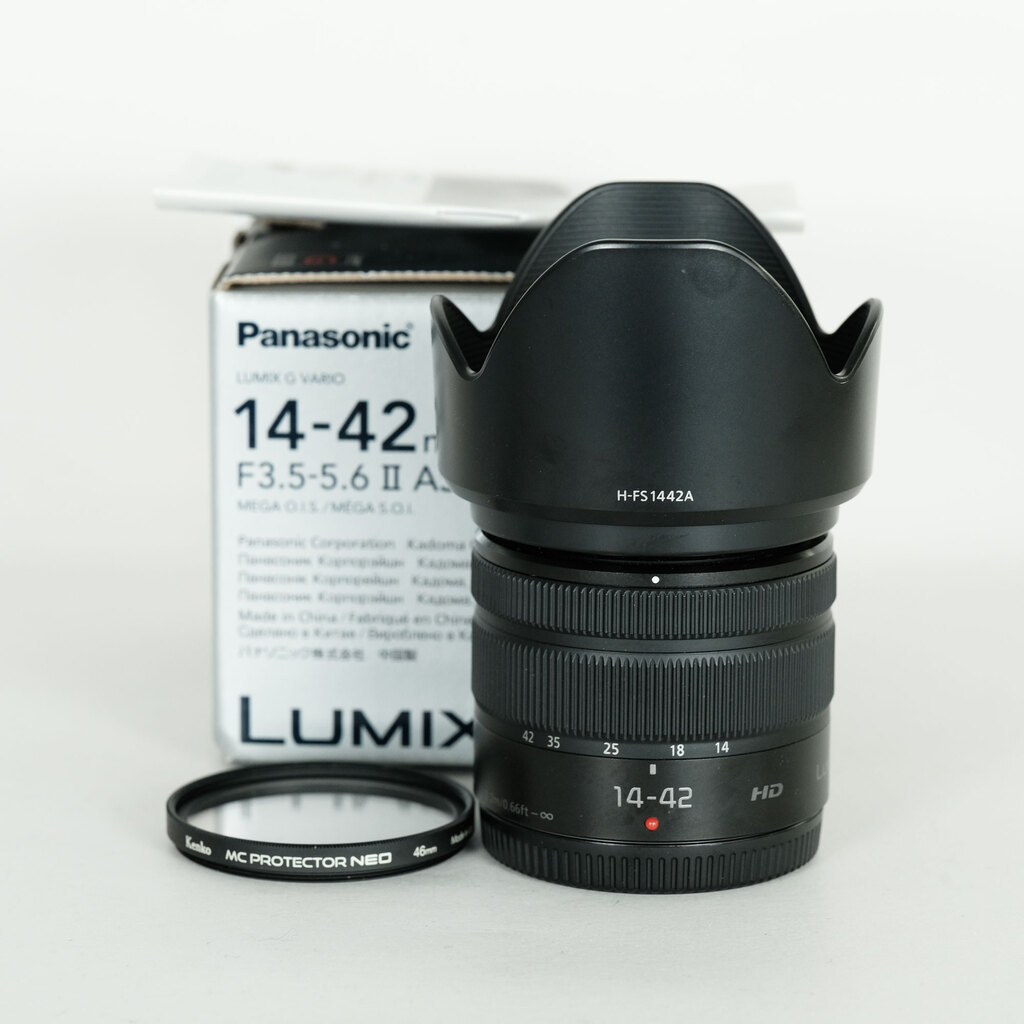 Panasonic LUMIX G VARIO 14-42mm F3.5-5.6II ASPH. MEGA O.I.S.  ブラック