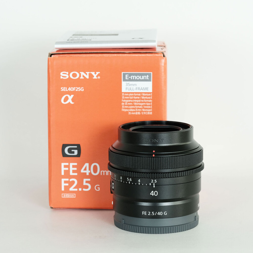 SONY FE 40mm F2.5 G SEL40F25G
