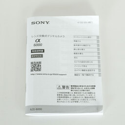SONY α6000（ILCE-6000）
