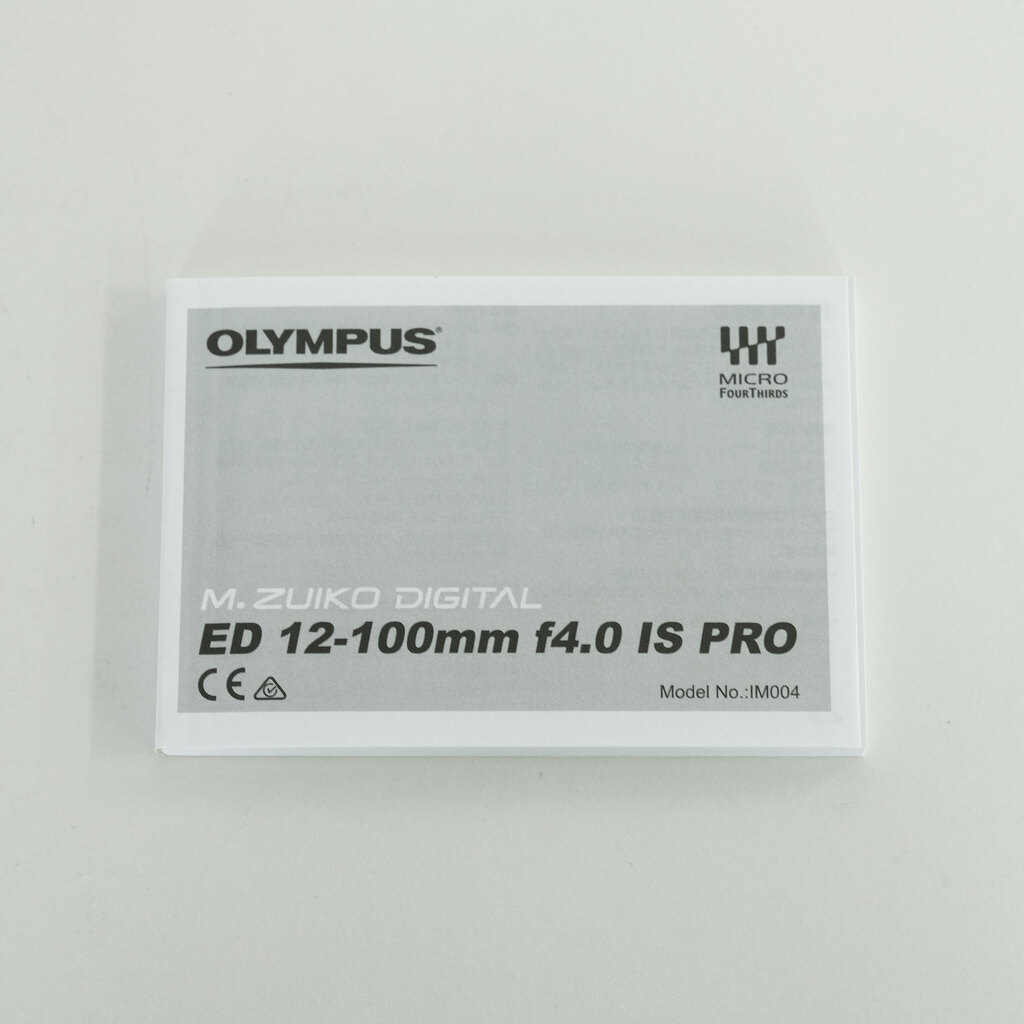 OLYMPUS M.ZUIKO DIGITAL ED 12-100mm F4.0 IS PRO