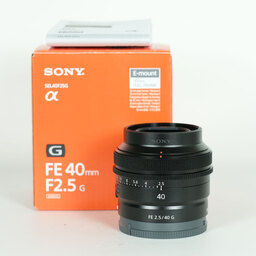 SONY FE 40mm F2.5 G SEL40F25G SONY FE 40mm F2.5 G SEL40F25G