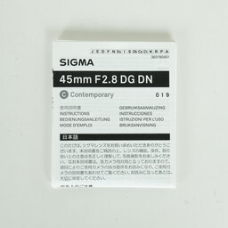 SIGMA 45mm F2.8 DG DN｜Contemporary [ソニーE用]