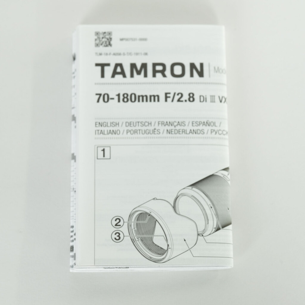 TAMRON 70-180mm F/2.8 Di III VXD (Model A056) [ ソニーE用 ]
