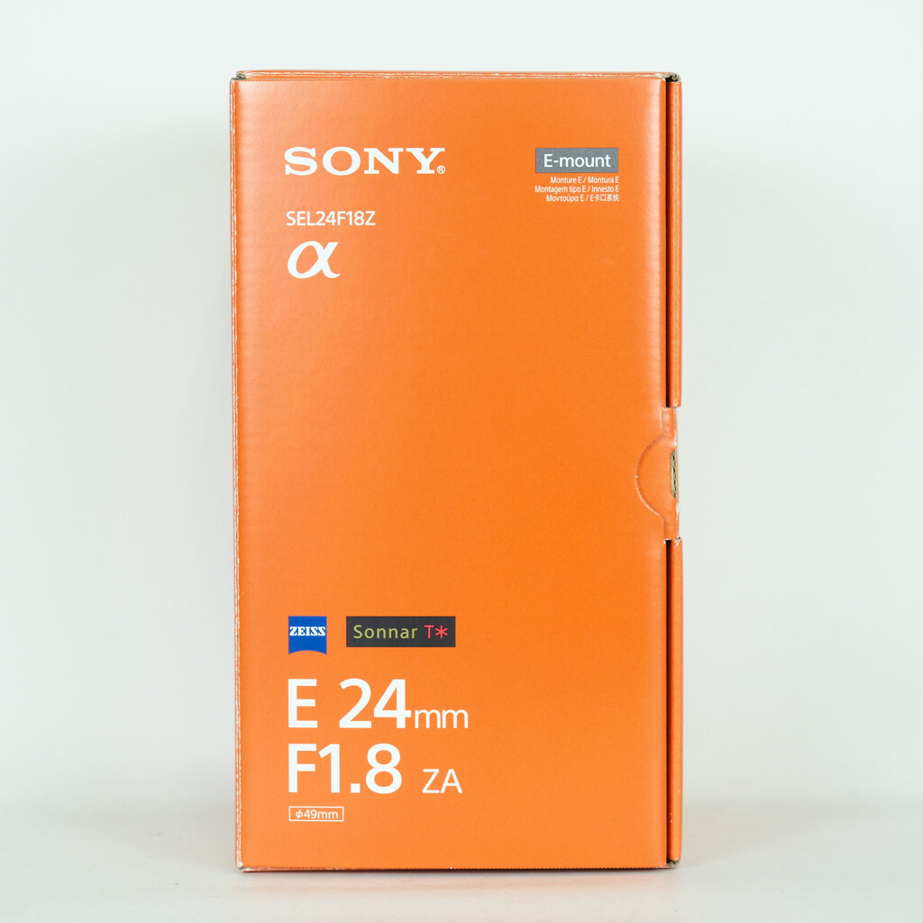SONY Sonnar T* E 24mm F1.8 ZA SEL24F18Z SONY Sonnar T* E 24mm F1.8 ZA SEL24F18Z