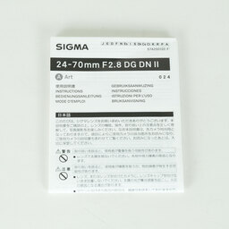 SIGMA 24-70mm F2.8 DG DN II｜Art [ソニーE用]