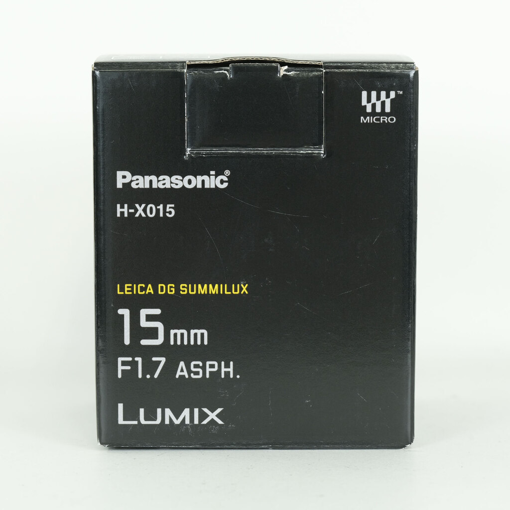 Panasonic LEICA DG SUMMILUX 15mm F1.7 ASPH. Panasonic LEICA DG SUMMILUX 15mm F1.7 ASPH.