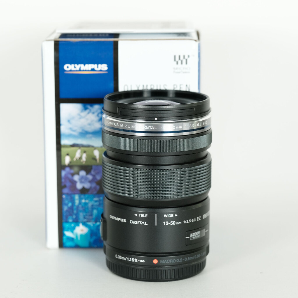 OLYMPUS M.ZUIKO DIGITAL ED 12-50mm F3.5-6.3 EZ ブラックの出品