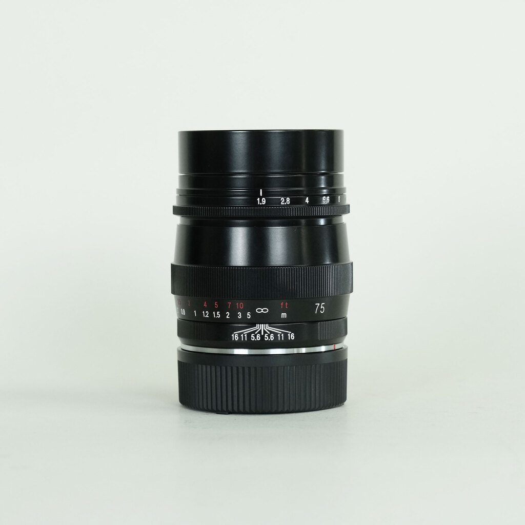 コシナ フォクトレンダー ULTRON 75mm F1.9 SC シングルコート ブラックペイント ライカM用