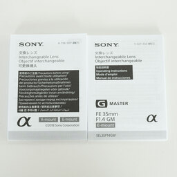 SONY FE 35mm F1.4 GM SEL35F14GM