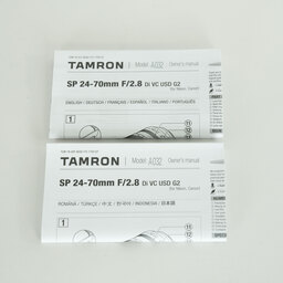 TAMRON SP 24-70mm F/2.8 Di VC USD G2 (Model A032) [ニコン用]