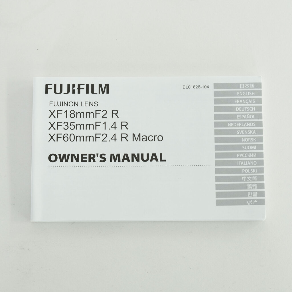 FUJIFILM XF35mmF1.4 R