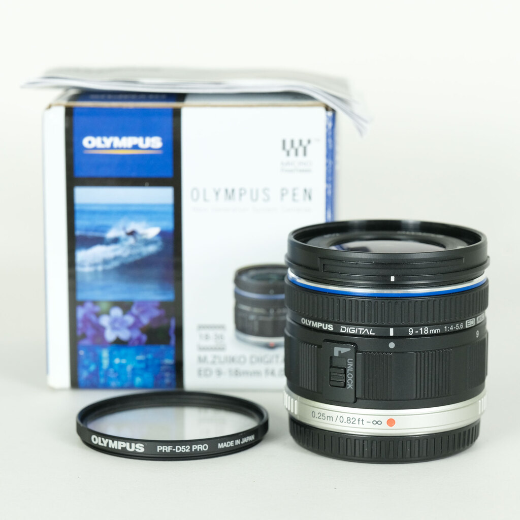 OLYMPUS M.ZUIKO DIGITAL ED 9‑18mm F4.0-5.6