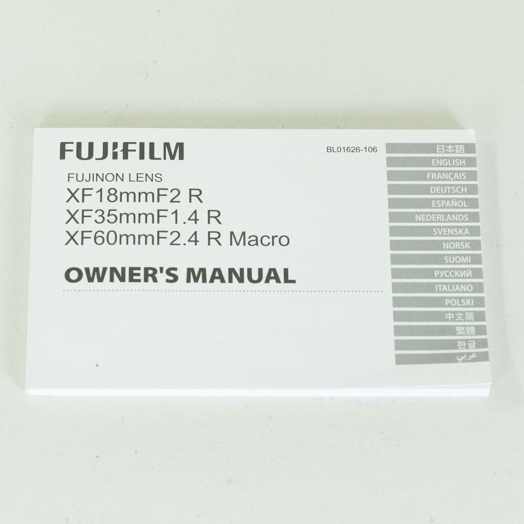 FUJIFILM XF35mmF1.4 R