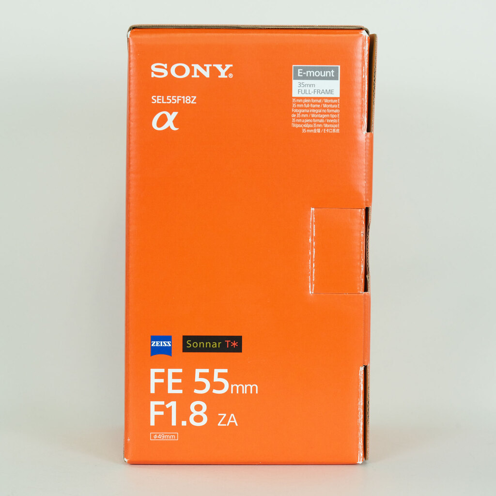 SONY Sonnar T* FE 55mm F1.8 ZA SEL55F18Z