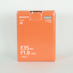 SONY E 35mm F1.8 OSS SEL35F18