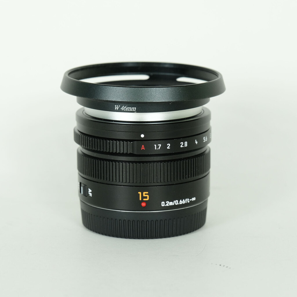 お値下げ【中古】LUMIX 単焦点レンズ 15mm/F1.7 Panasonic LEICA DG SUMMILUX 15mm F1.7 ASPH.の出品 | ONE SCENE