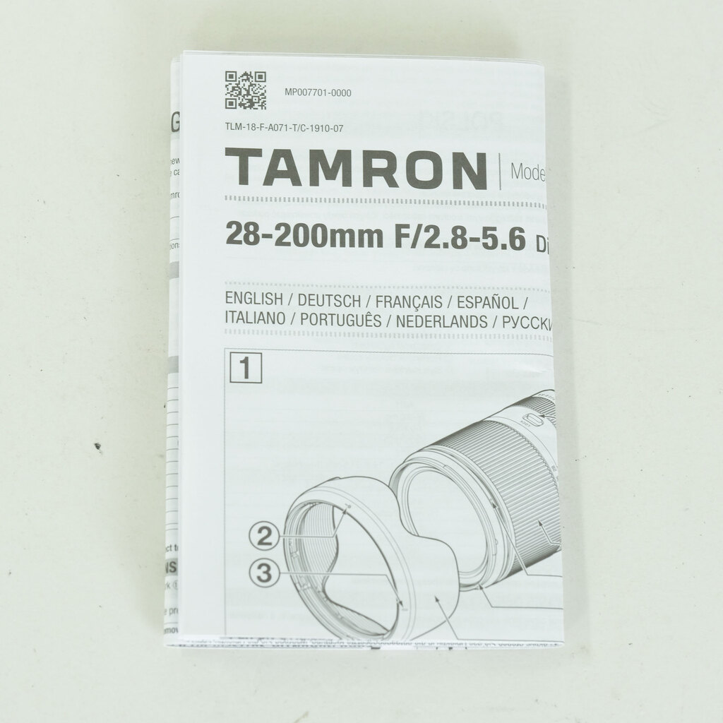 TAMRON 28-200mm F/2.8-5.6 Di III RXD (Model A071) [ソニーE用]