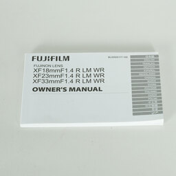 FUJIFILM XF23mmF1.4 R LM WR FUJIFILM XF23mmF1.4 R LM WR