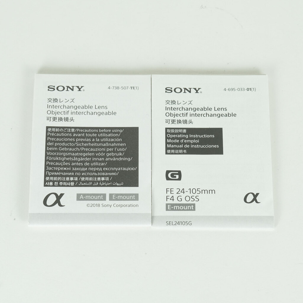 SONY FE 24-105mm F4 G OSS SEL24105G SONY FE 24-105mm F4 G OSS SEL24105G