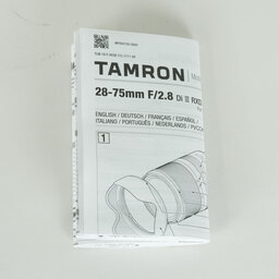 TAMRON 28-75mm F/2.8 Di III RXD (Model A036) [ソニーE用]